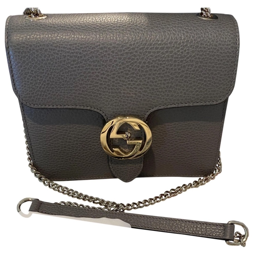 Gucci Dollar Calfskin Small Interlocking G Shoulder Bag